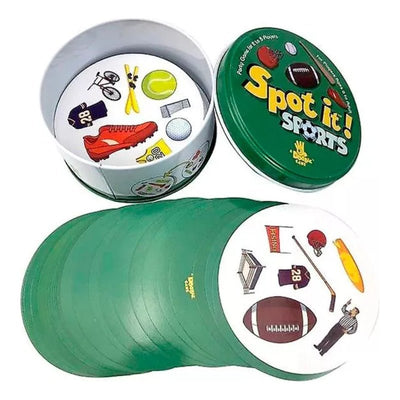 Juego De Cartas Spot It Sports Dobble Game Spot It Deportes